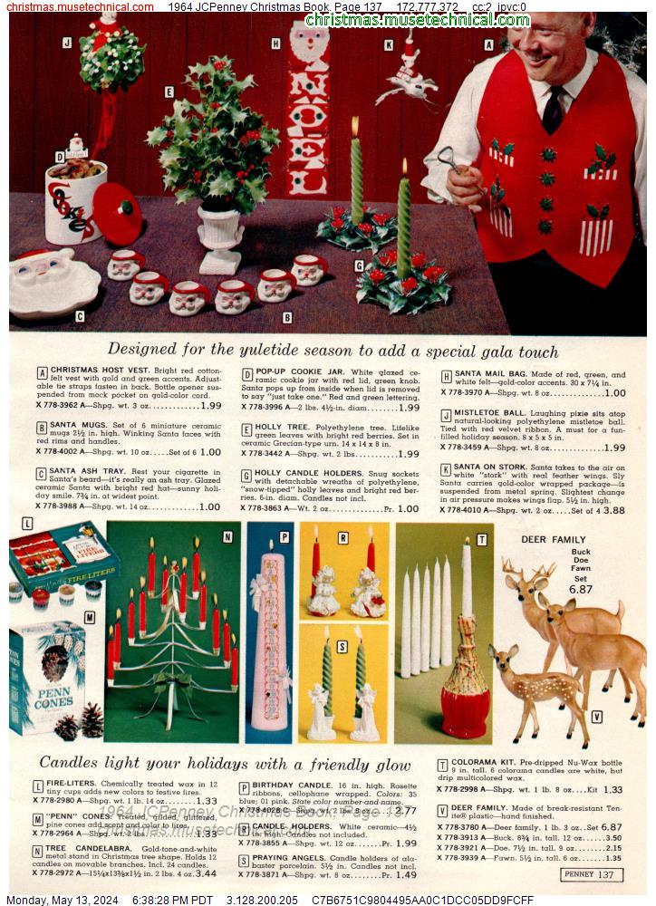 1964 JCPenney Christmas Book, Page 137
