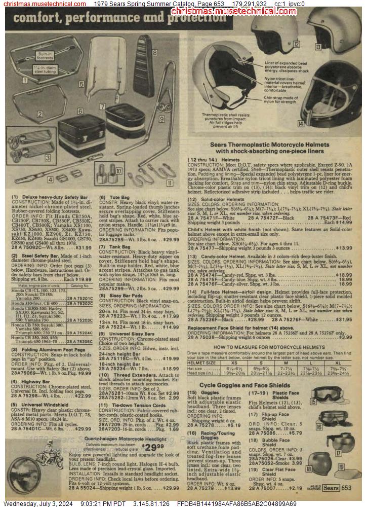 1979 Sears Spring Summer Catalog, Page 653