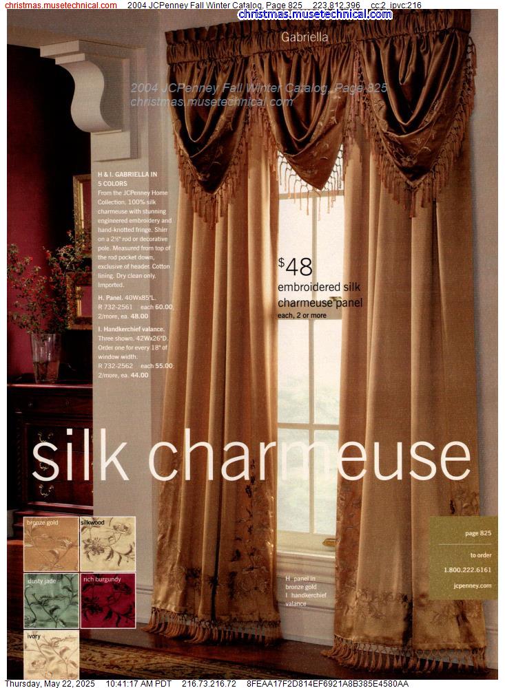 2004 JCPenney Fall Winter Catalog, Page 825