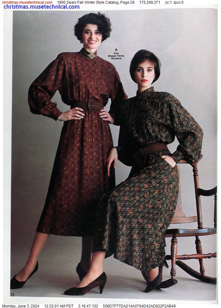 1990 Sears Fall Winter Style Catalog, Page 28 - Catalogs & Wishbooks