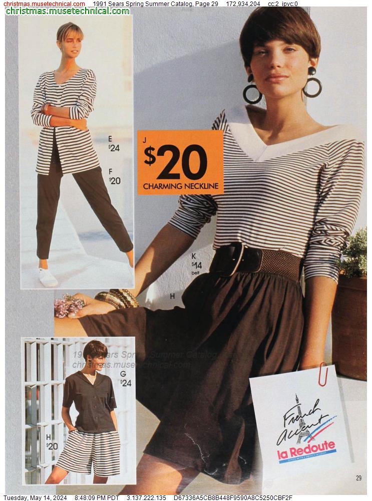 1991 Sears Spring Summer Catalog, Page 29 - Catalogs & Wishbooks