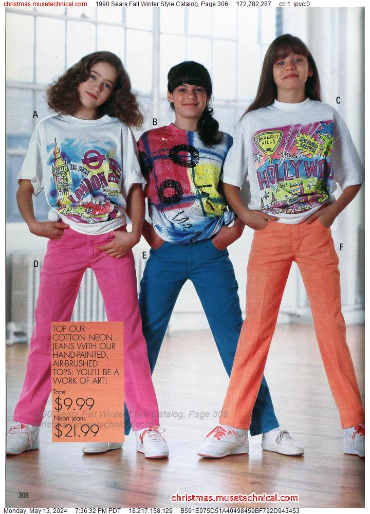 1990 Sears Fall Winter Style Catalog, Page 306
