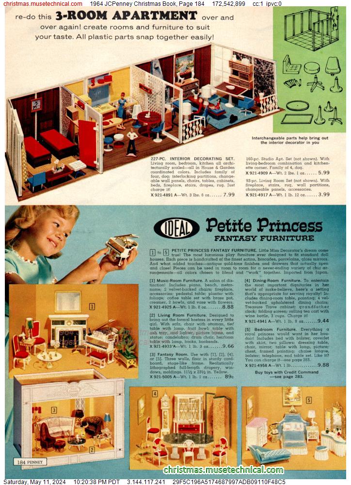 1964 JCPenney Christmas Book, Page 184