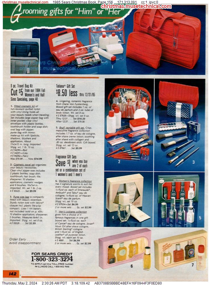 1985 Sears Christmas Book, Page 156