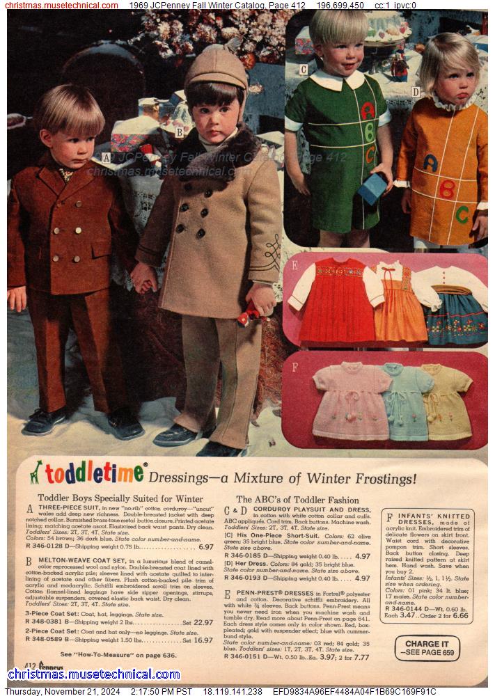 1969 JCPenney Fall Winter Catalog, Page 412