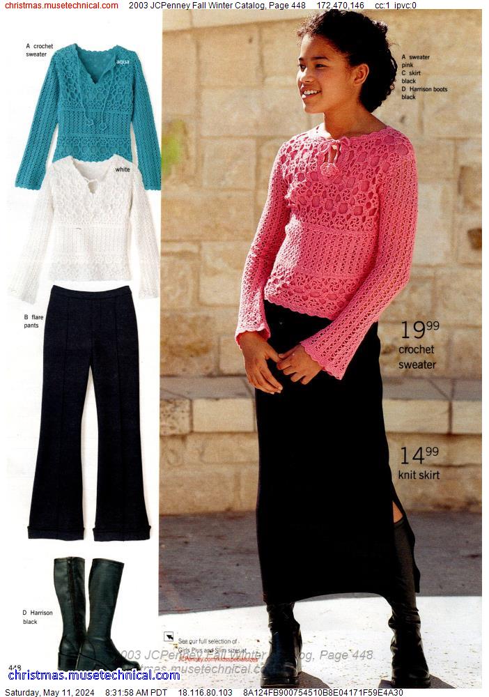 2003 JCPenney Fall Winter Catalog, Page 448