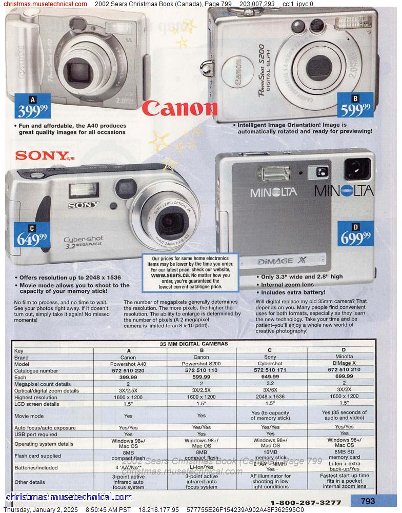 2002 Sears Christmas Book (Canada), Page 799