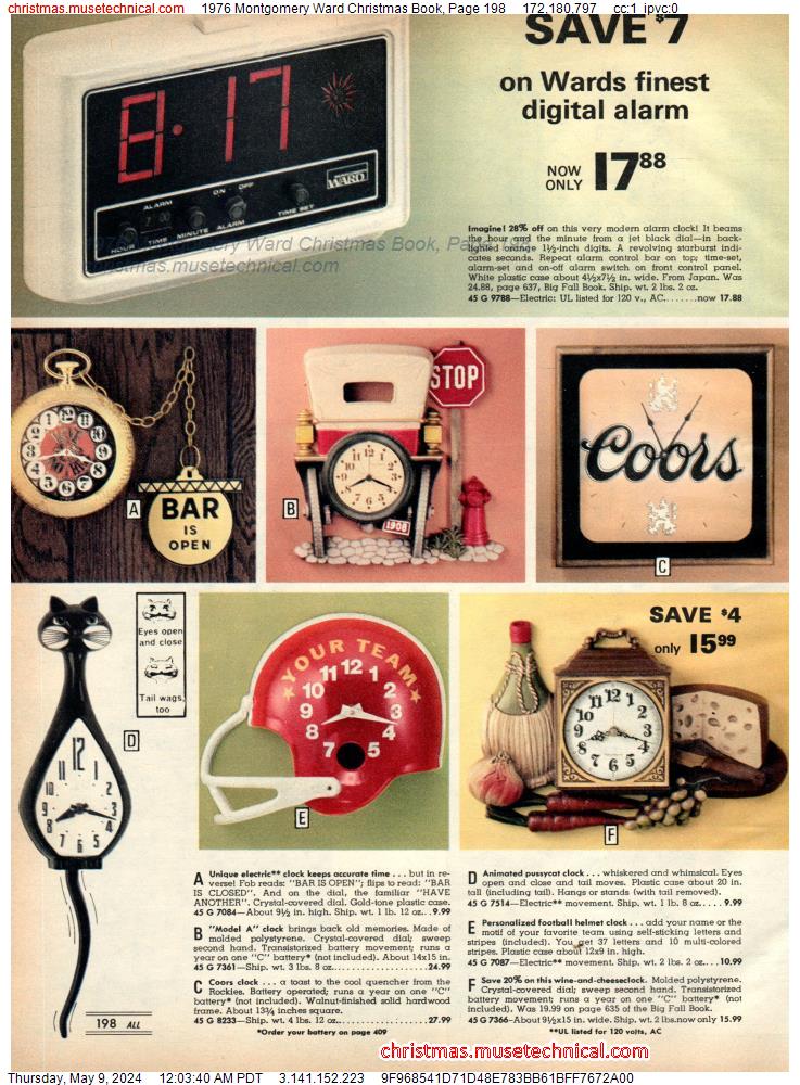 1976 Montgomery Ward Christmas Book, Page 198