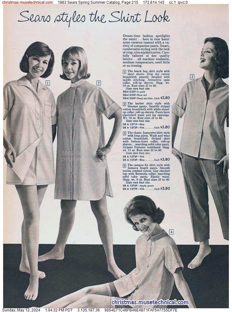 1963 Sears Spring Summer Catalog, Page 215