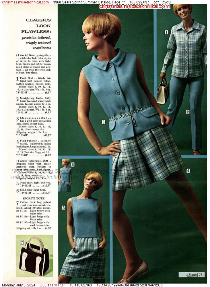 1968 Sears Spring Summer Catalog, Page 77