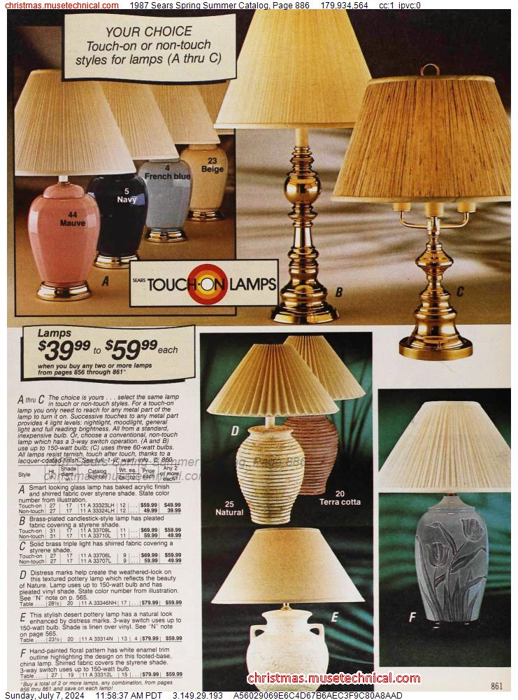 1987 Sears Spring Summer Catalog, Page 886