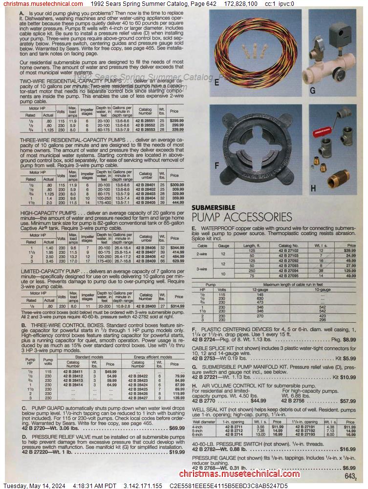 1992 Sears Spring Summer Catalog, Page 642