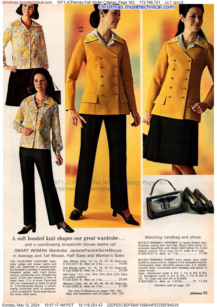 1971 JCPenney Fall Winter Catalog, Page 163