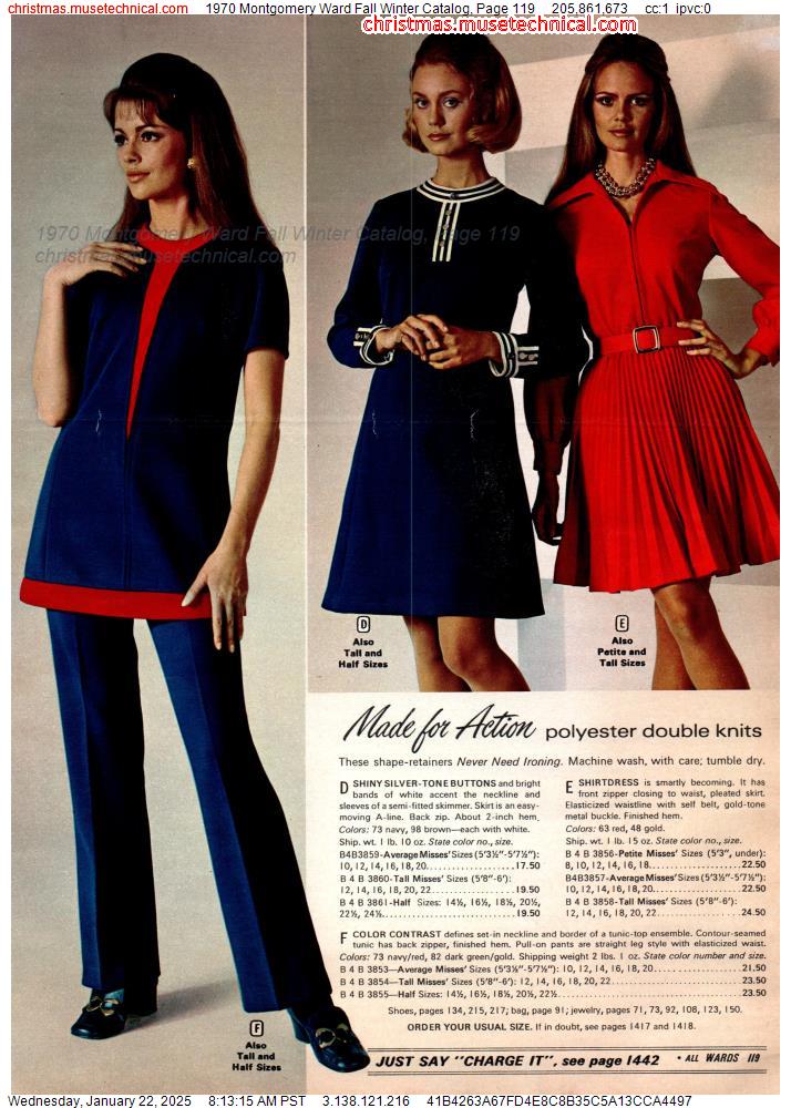 1970 Montgomery Ward Fall Winter Catalog, Page 119