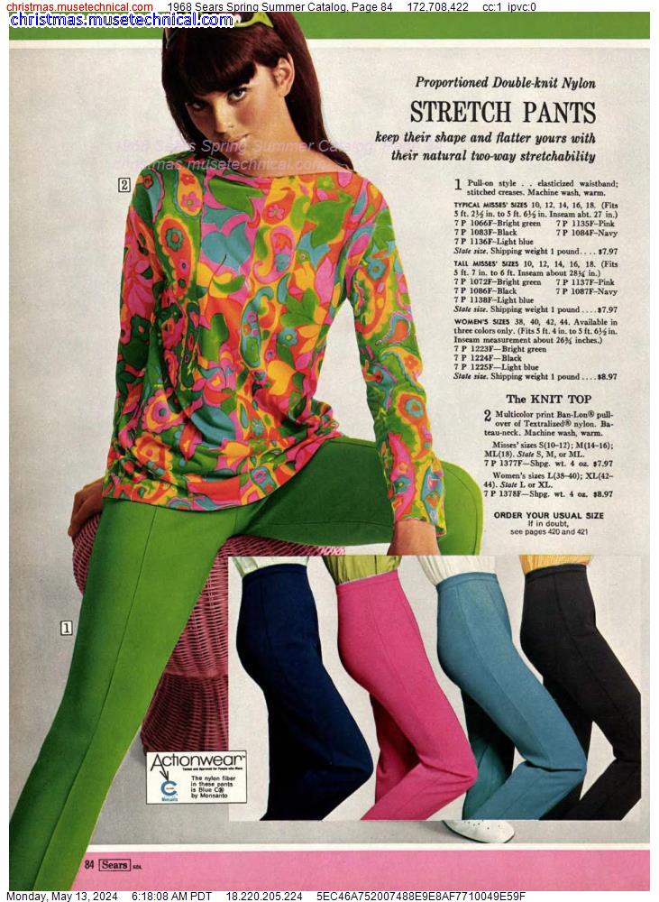 1968 Sears Spring Summer Catalog, Page 84