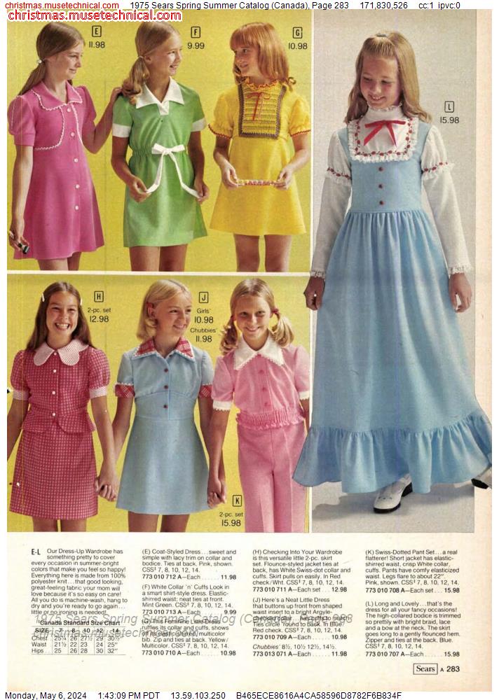 1975 Sears Spring Summer Catalog (Canada), Page 283