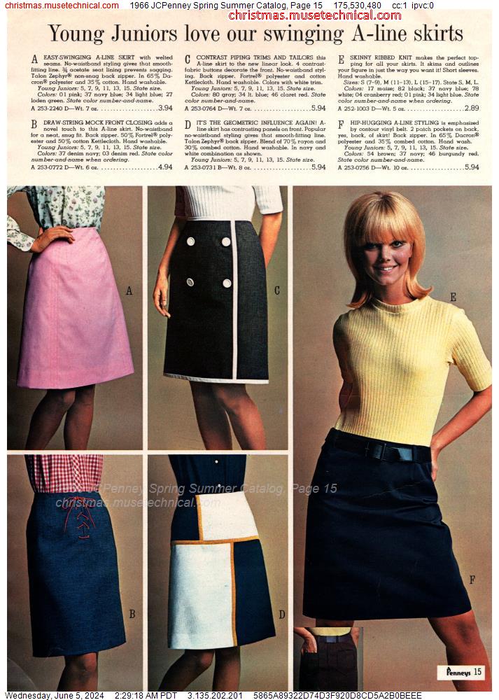 1966 JCPenney Spring Summer Catalog, Page 15
