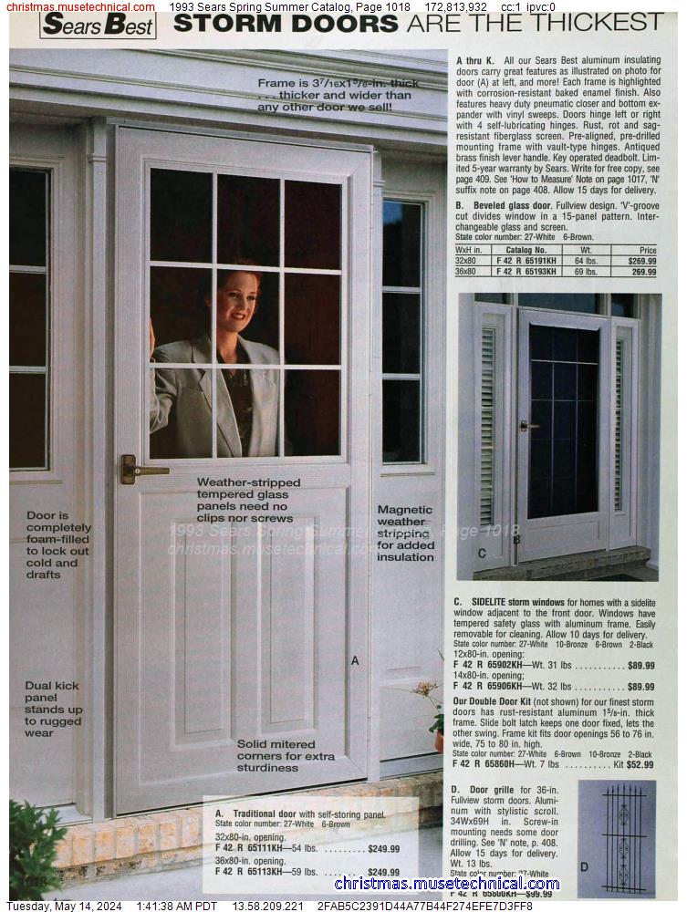 1993 Sears Spring Summer Catalog, Page 1018