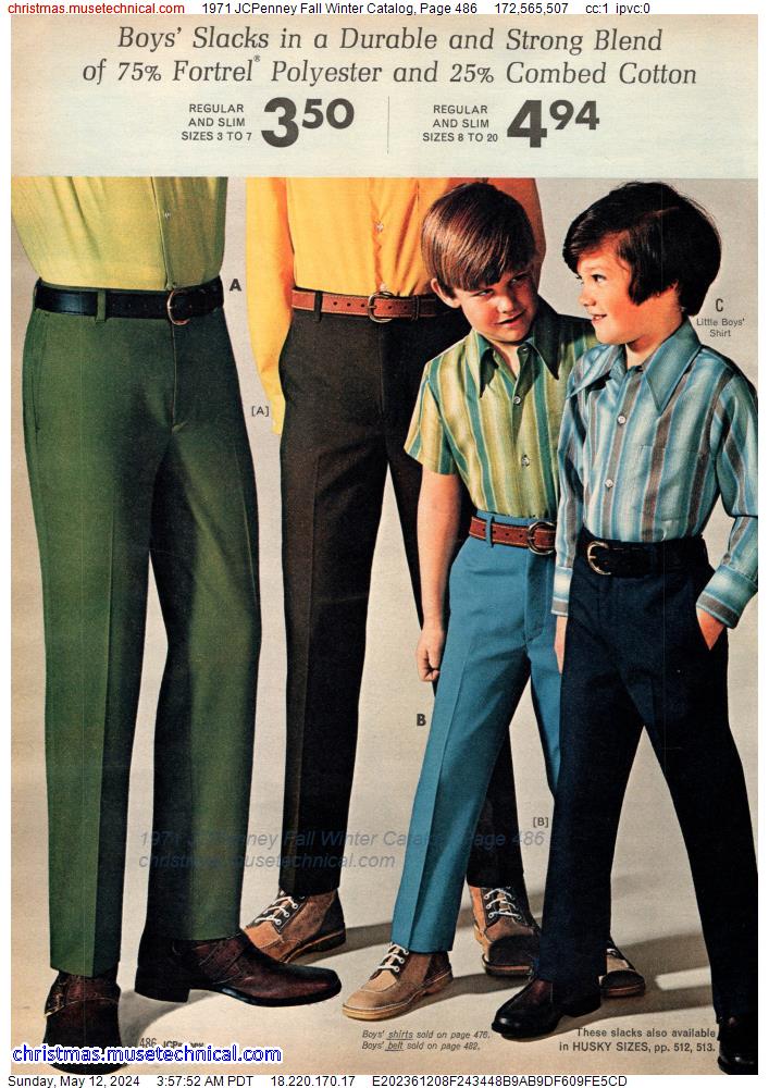 1971 JCPenney Fall Winter Catalog, Page 486