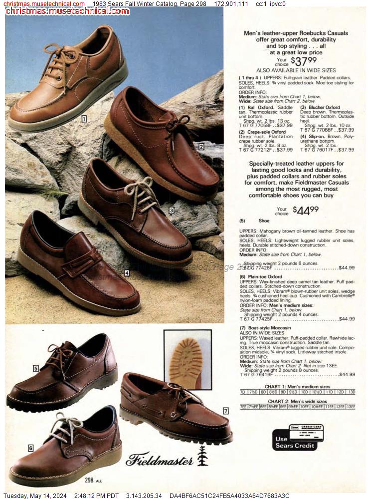 1983 Sears Fall Winter Catalog, Page 298