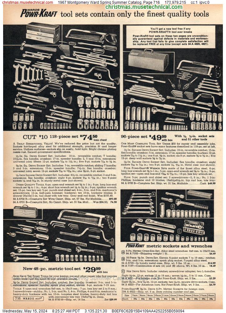 1967 Montgomery Ward Spring Summer Catalog, Page 716