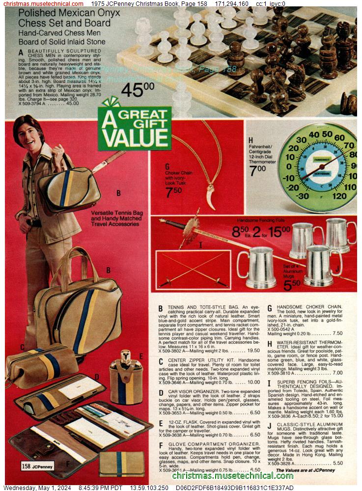 1975 JCPenney Christmas Book, Page 158