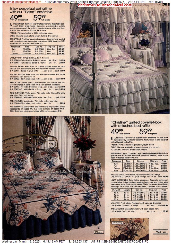 1982 Montgomery Ward Spring Summer Catalog, Page 976