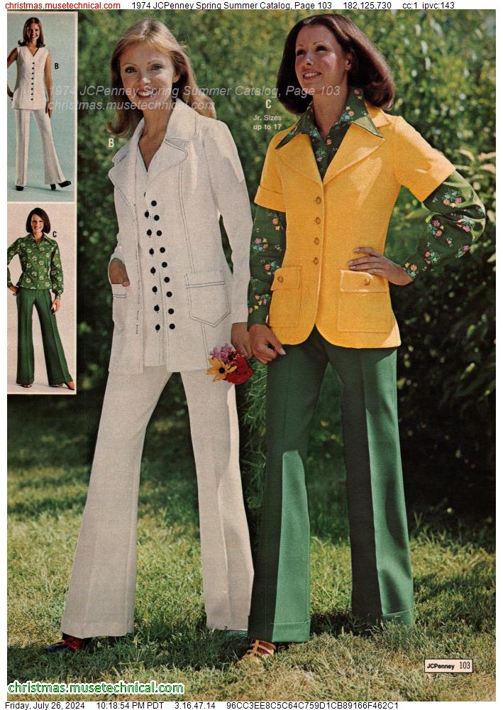 1974 JCPenney Spring Summer Catalog, Page 103