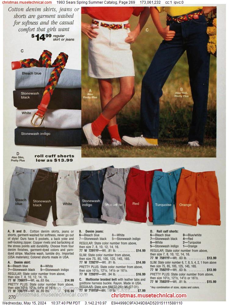 1993 Sears Spring Summer Catalog, Page 269