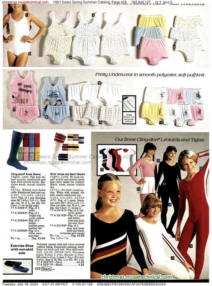 1981 Sears Spring Summer Catalog, Page 428