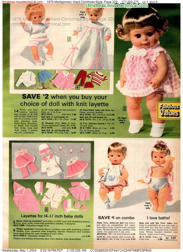 1976 Montgomery Ward Christmas Book, Page 329