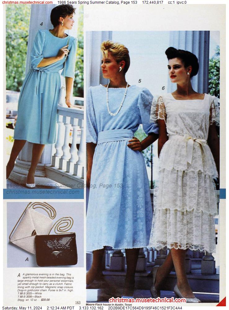 1986 Sears Spring Summer Catalog, Page 153