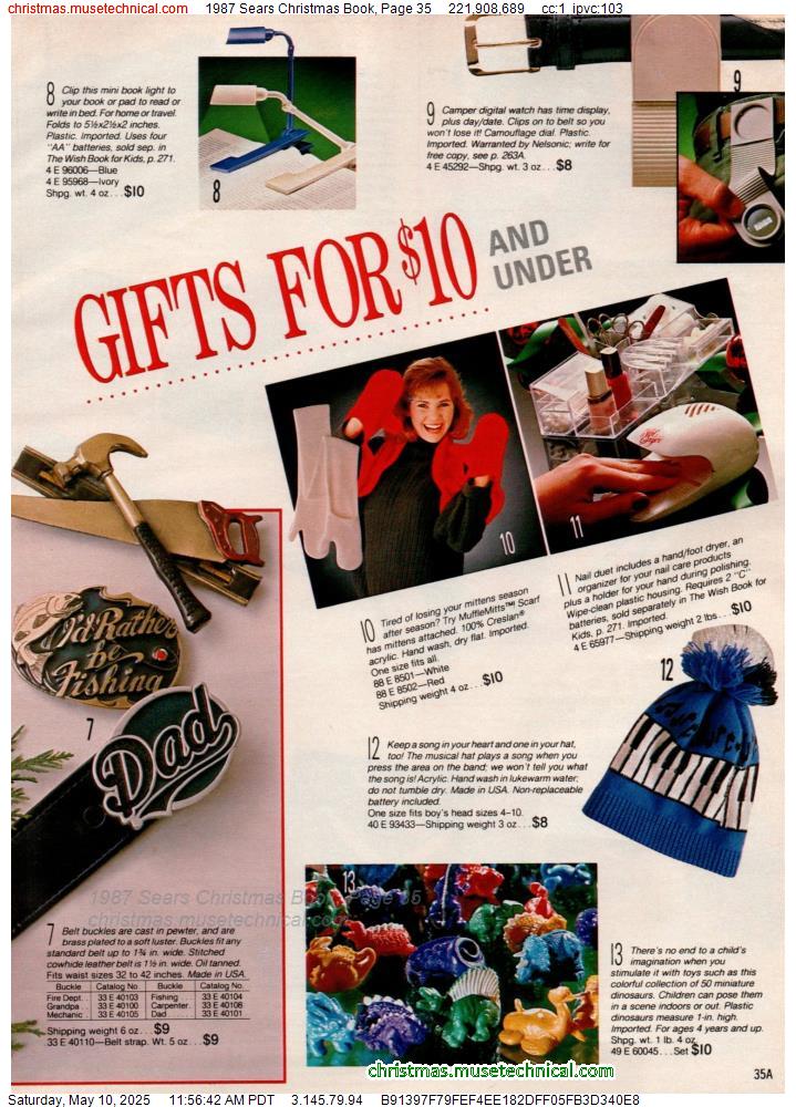 1987 Sears Christmas Book, Page 35