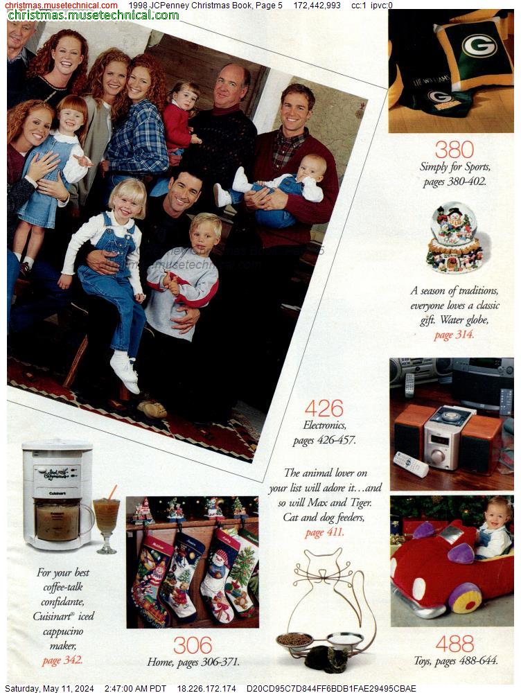 1998 JCPenney Christmas Book, Page 5
