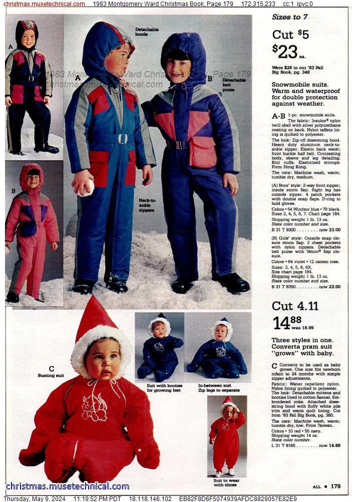 1983 Montgomery Ward Christmas Book, Page 179