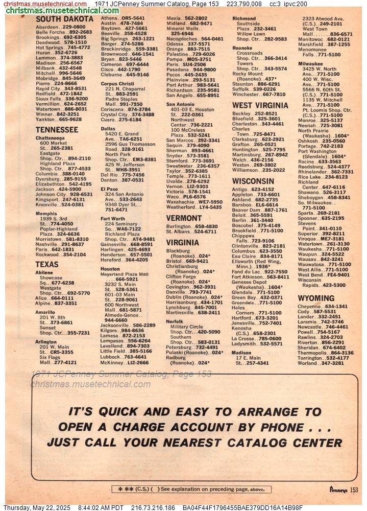 1971 JCPenney Summer Catalog, Page 153