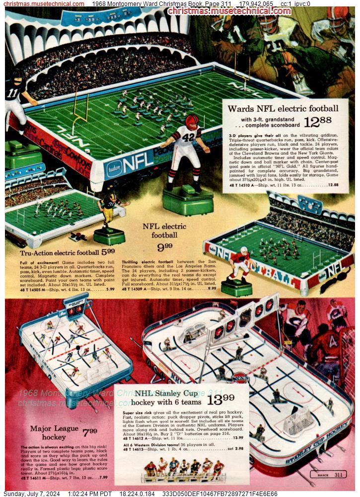 1968 Montgomery Ward Christmas Book, Page 311