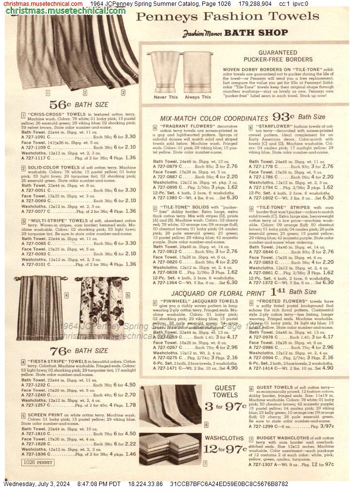 1964 JCPenney Spring Summer Catalog, Page 1026