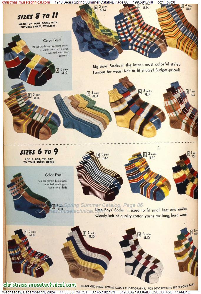 1948 Sears Spring Summer Catalog, Page 86