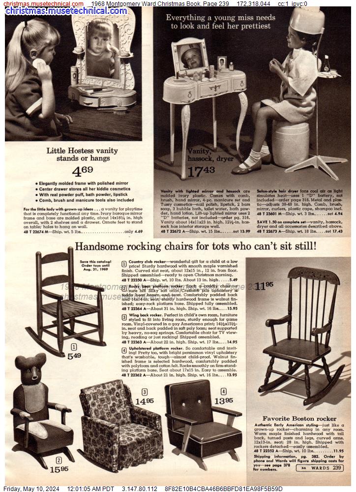 1968 Montgomery Ward Christmas Book, Page 239