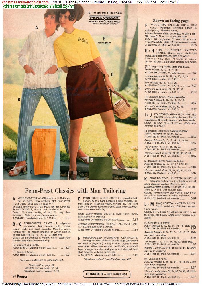 1970 JCPenney Spring Summer Catalog, Page 98