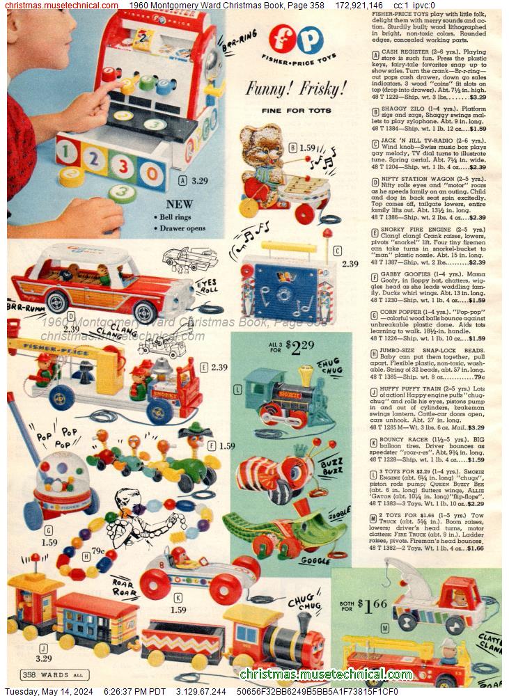 1960 Montgomery Ward Christmas Book, Page 358