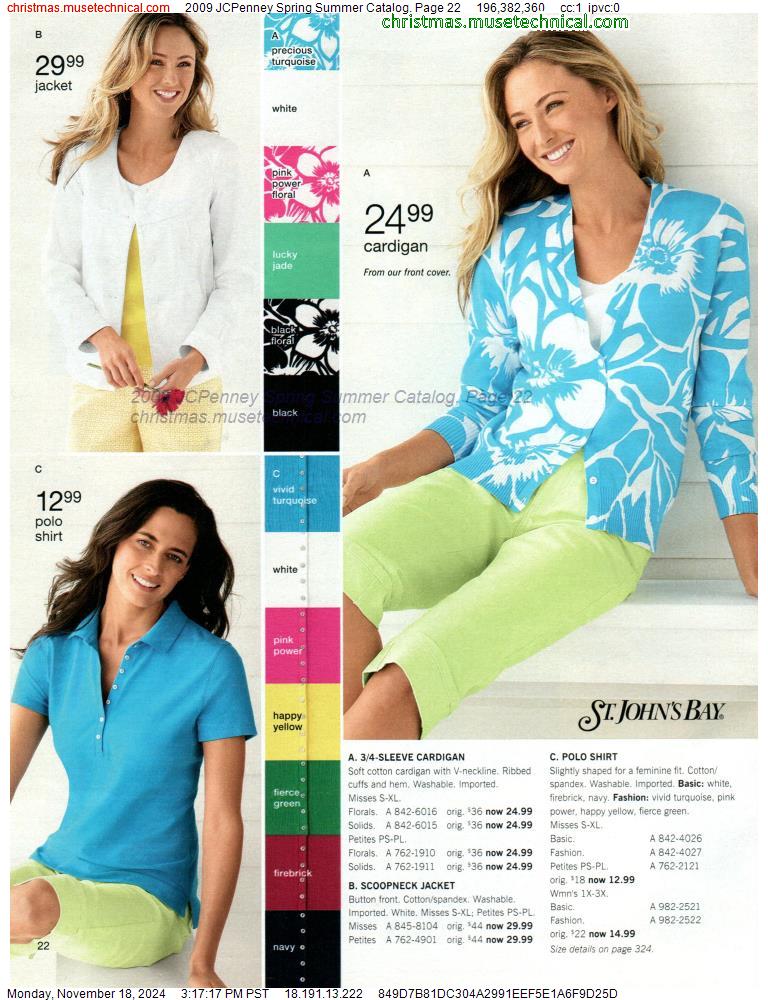 2009 JCPenney Spring Summer Catalog, Page 22