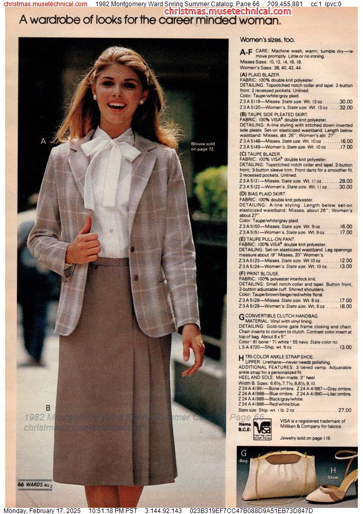 1982 Montgomery Ward Spring Summer Catalog, Page 66