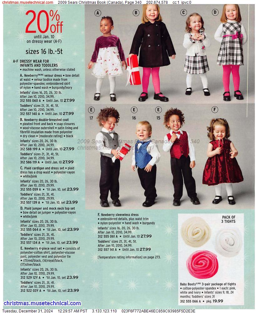 2009 Sears Christmas Book (Canada), Page 340