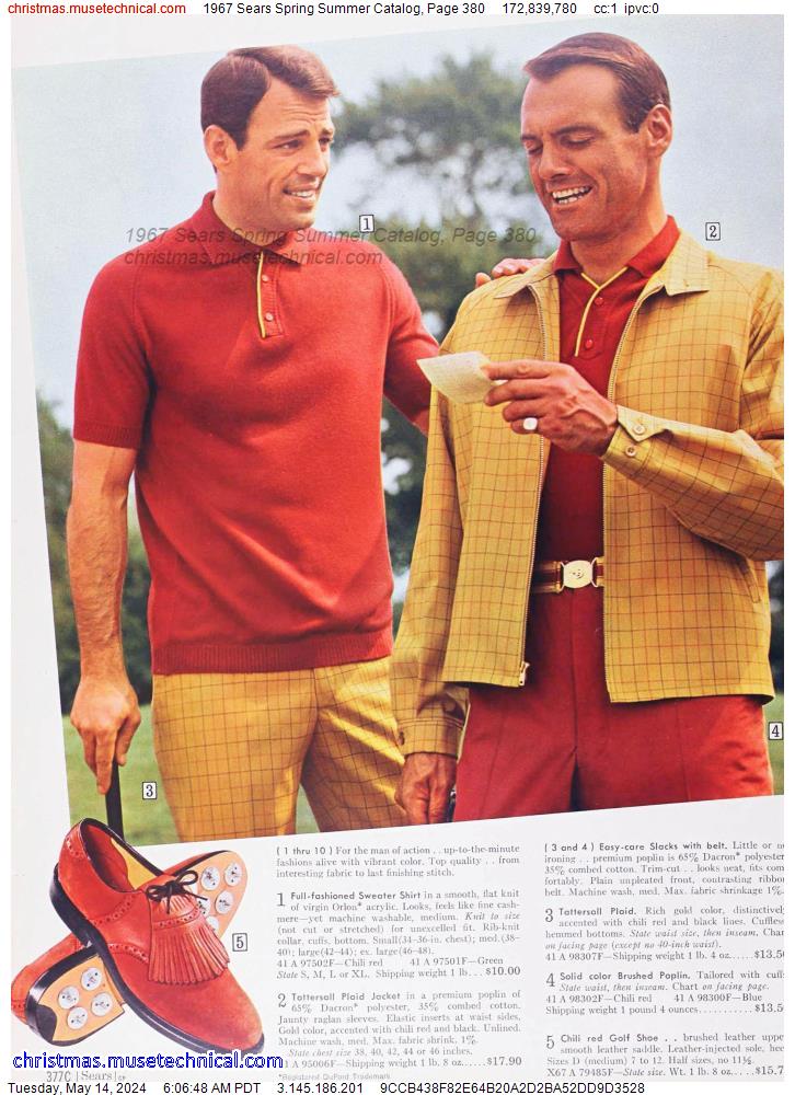 1967 Sears Spring Summer Catalog, Page 380