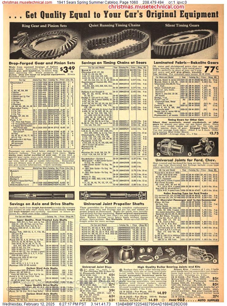 1941 Sears Spring Summer Catalog, Page 1060