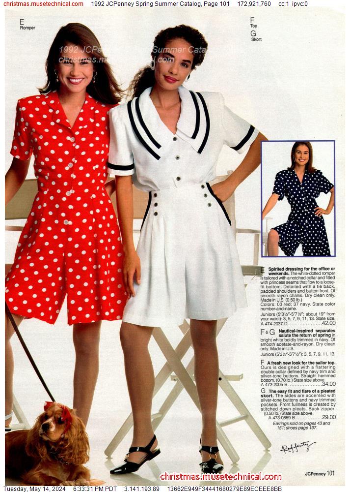 1992 JCPenney Spring Summer Catalog, Page 101