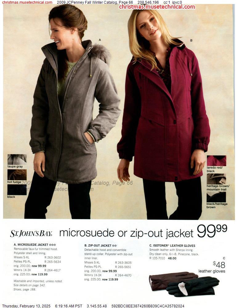 2009 JCPenney Fall Winter Catalog, Page 66