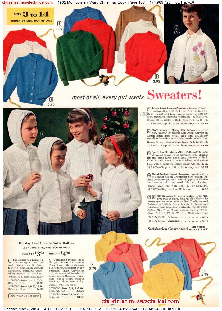 1962 Montgomery Ward Christmas Book, Page 166